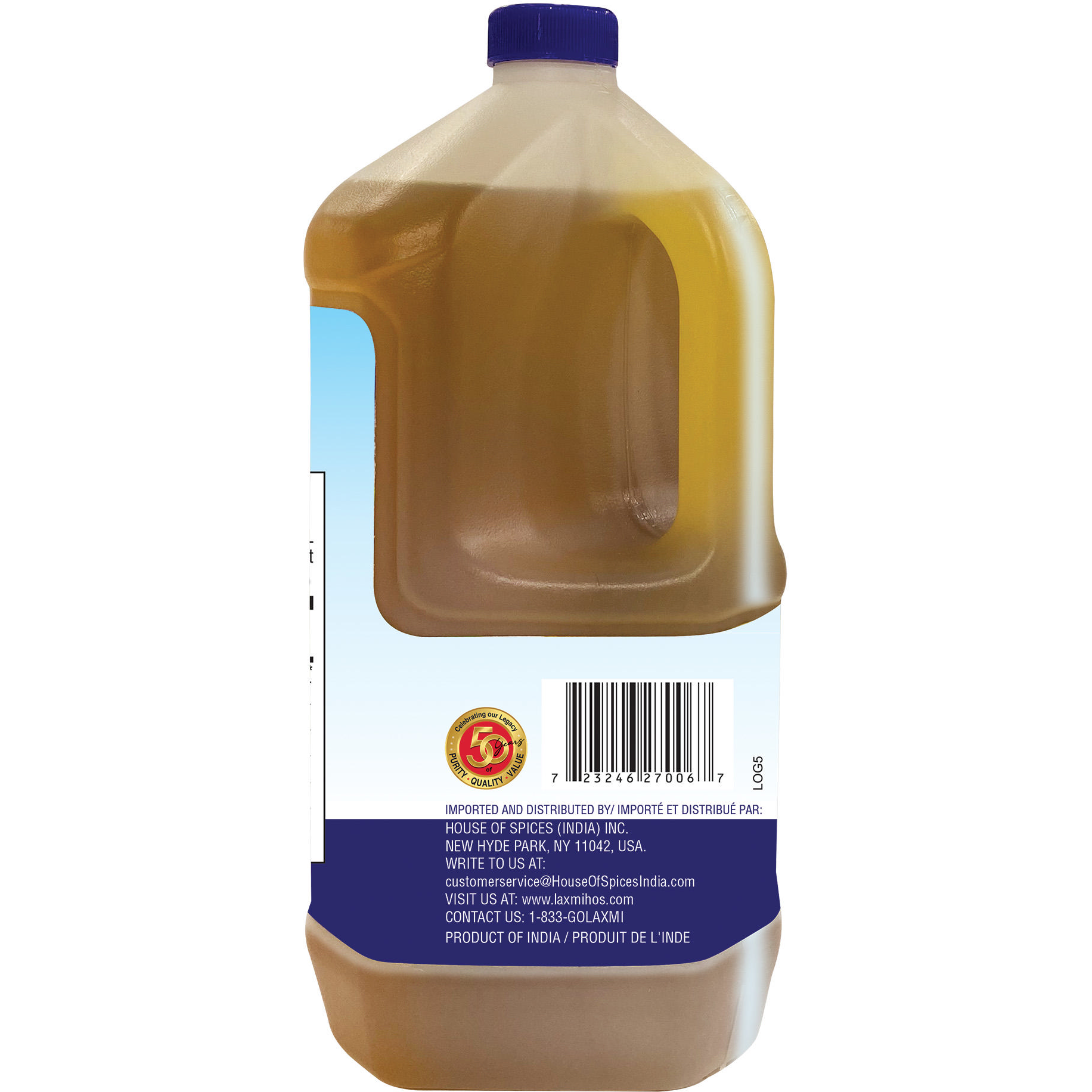 Laxmi Sesame Gingelly Oil - 2 L (67.6 Fl Oz)