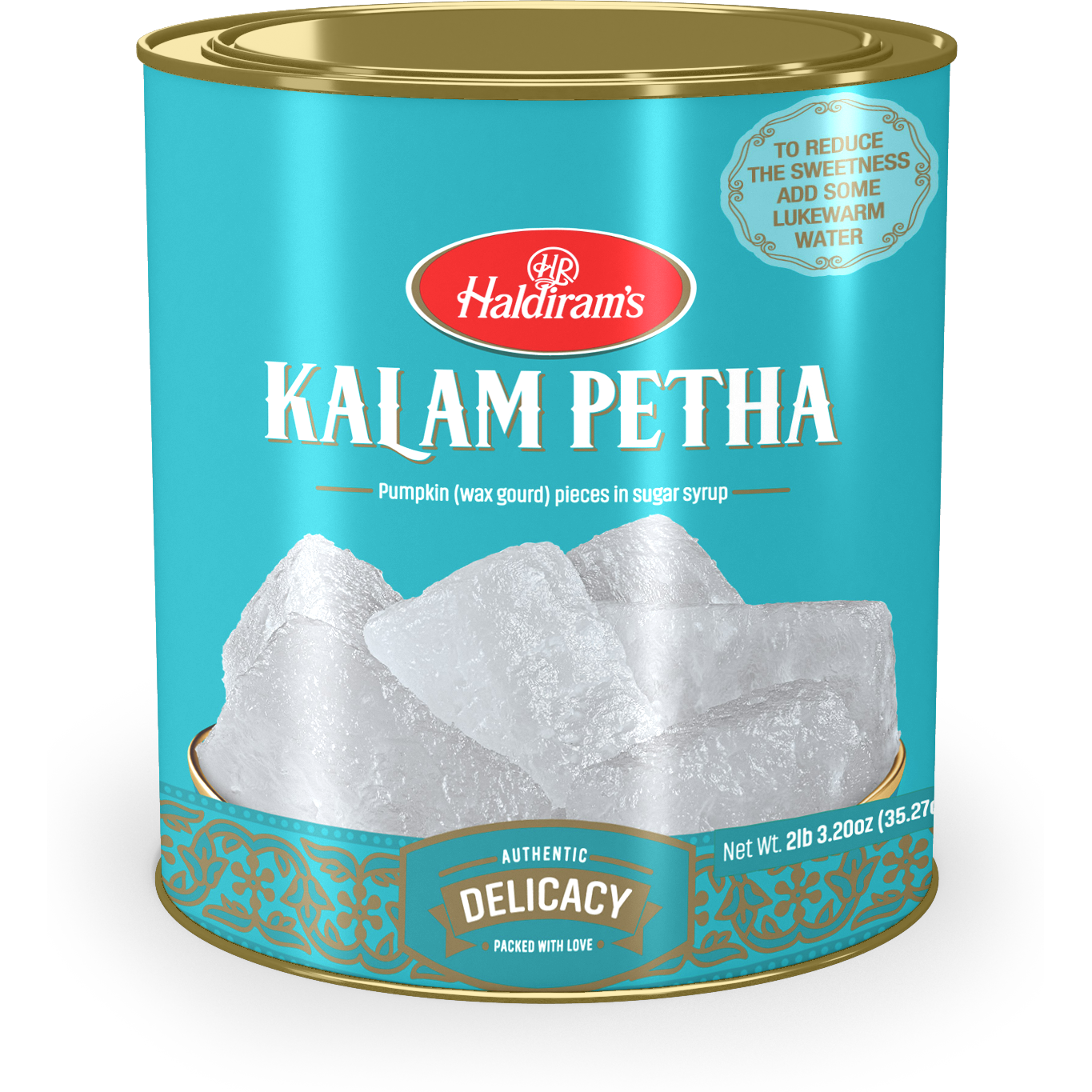 Haldiram's Kalam Petha Can - 1 Kg (2.2 Lb)