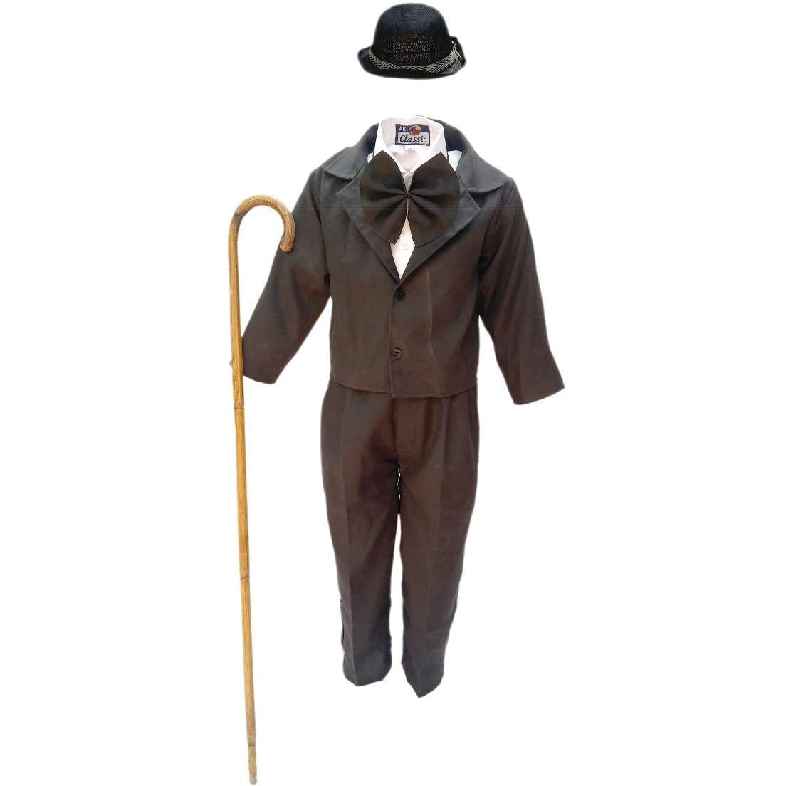 KFD Charlie Chaplin fancy dress for kids,Comic Character Costume for Annual function/Theme Party/Competition/Stage Shows/Birthday Party Dress