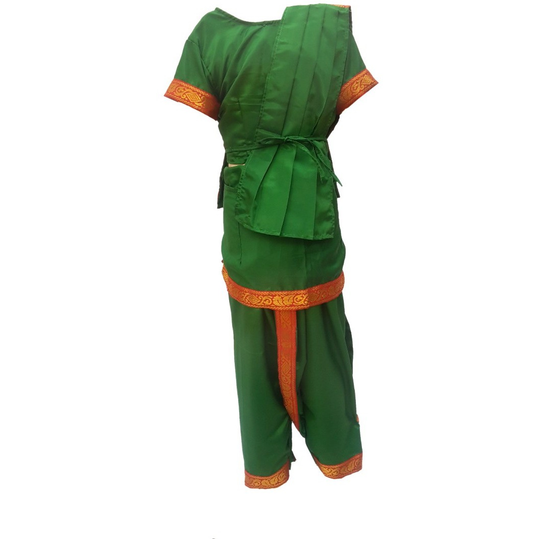 KFD Odissi fancy dress for kids,Indian Dance Traditional Wear for Annual function/Theme Party/Competition/Stage Shows/Birthday Party Dress