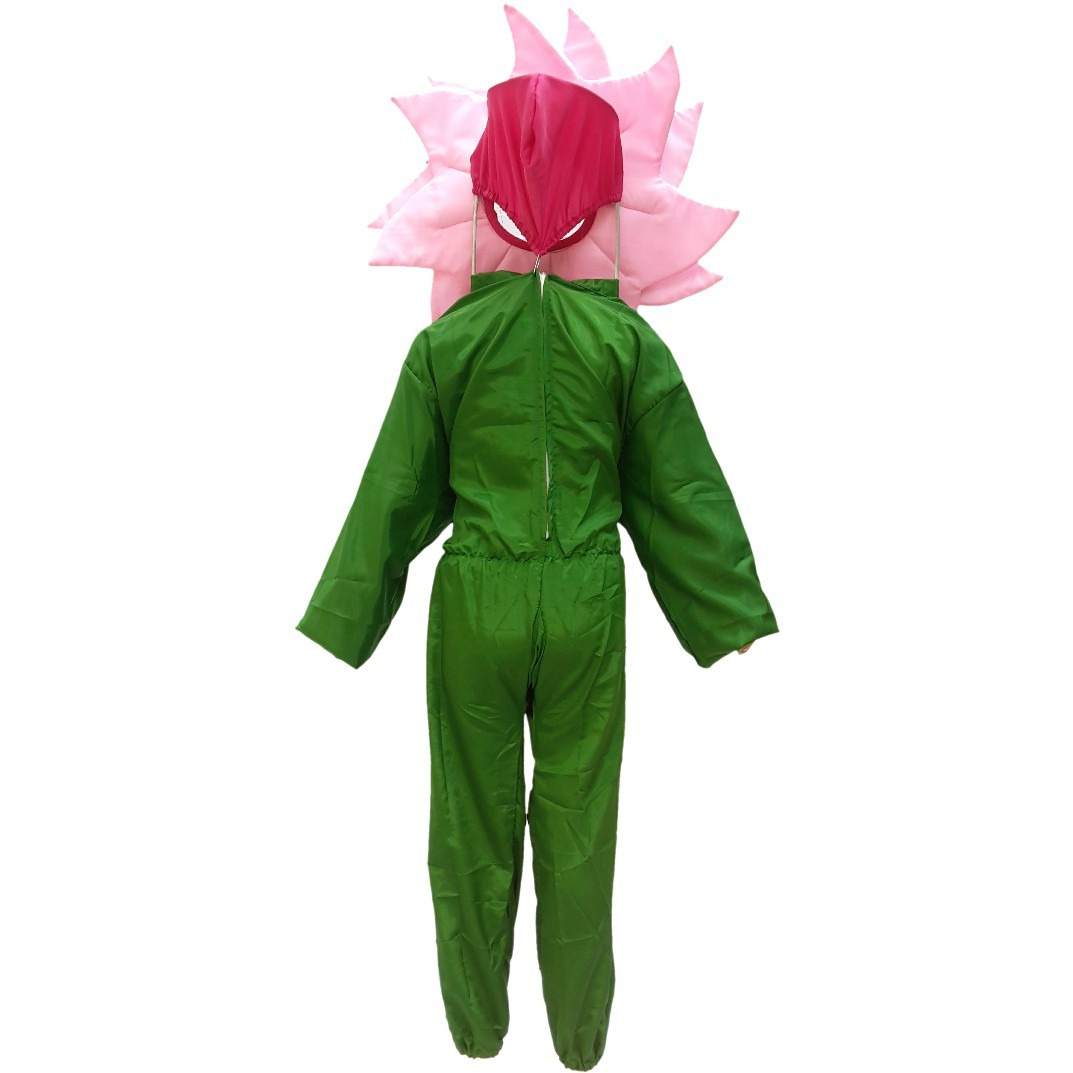 KFD Pink flower fancy dress for kids,Nature Costume for Annual function/Theme Party/Stage Shows/Competition/Birthday Party Dress