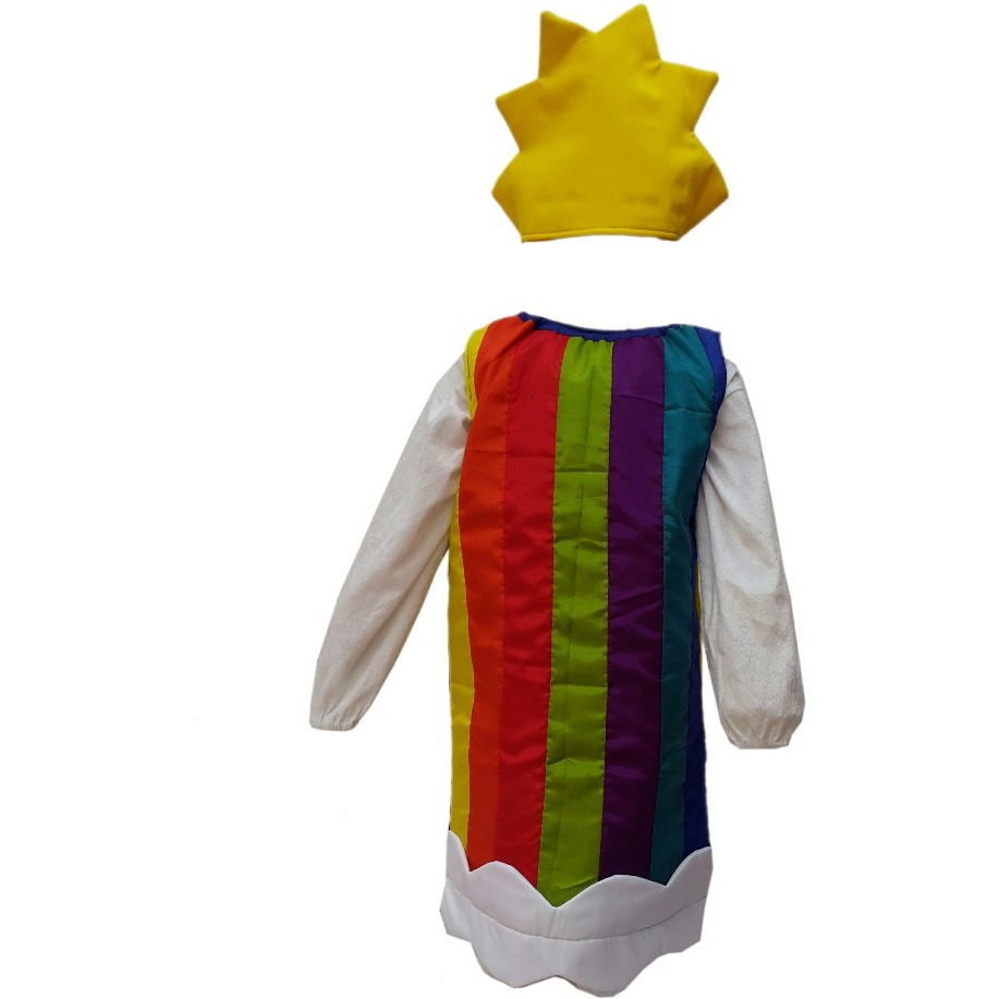 KFD Rainbow fancy dress for kids,Nature Costume for Annual function/Theme Party/Competition/Stage Shows Dress