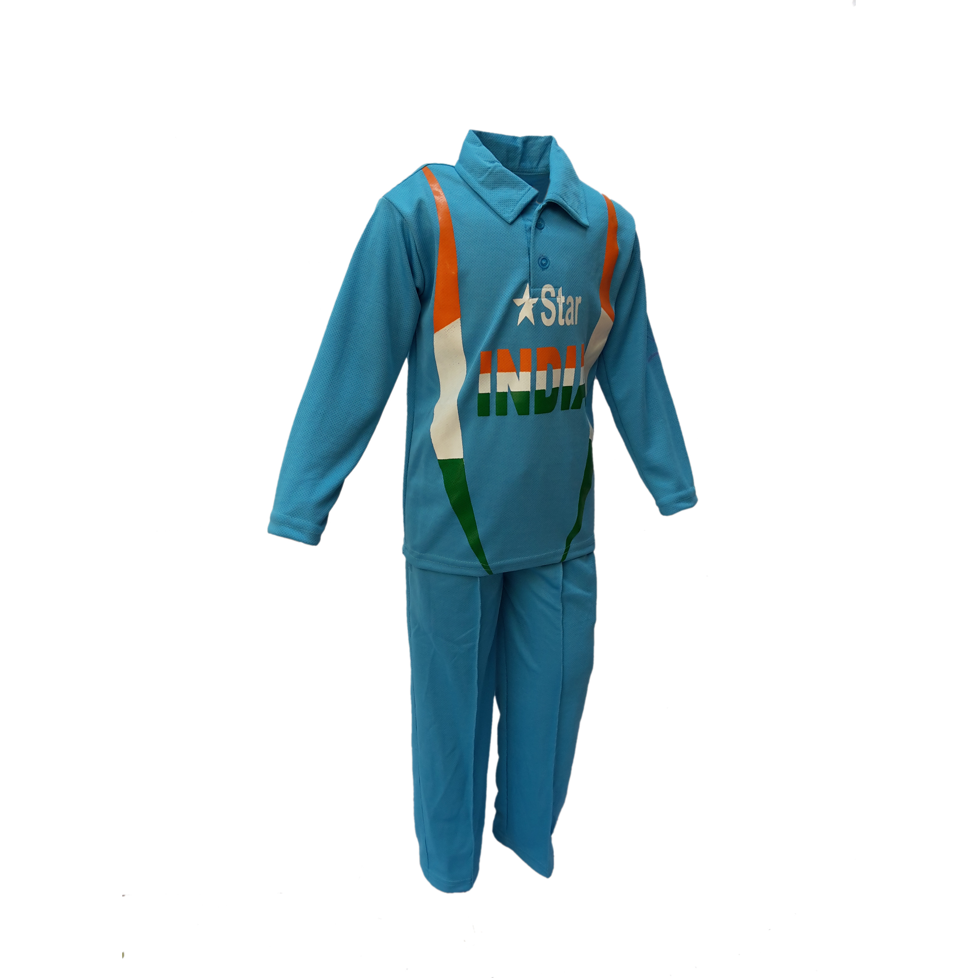 KFD India Cricket Team fancy dress for kids,National Hero Costume for Independence Day/Republic Day/Annual function/Theme Party/Competition/Stage Shows Dress