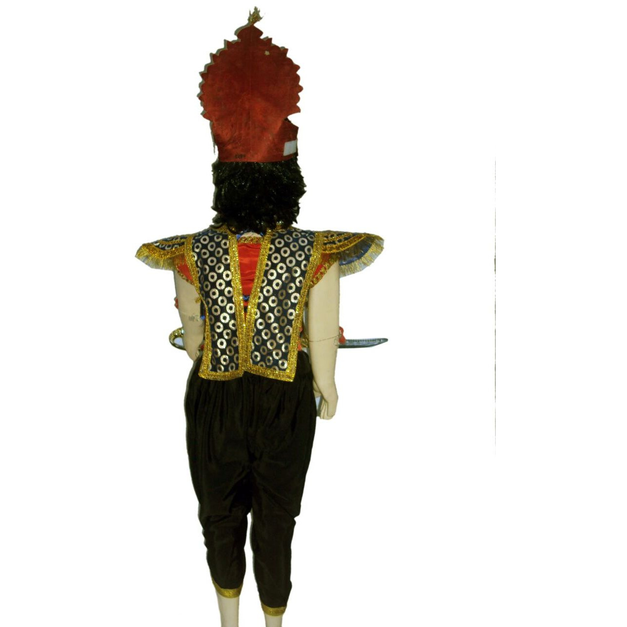 KFD Ravan Kavach fancy dress for kids,Ramleela/Dussehra/Mythological Character for Annual function/Theme Party/Competition/Stage Shows Dress