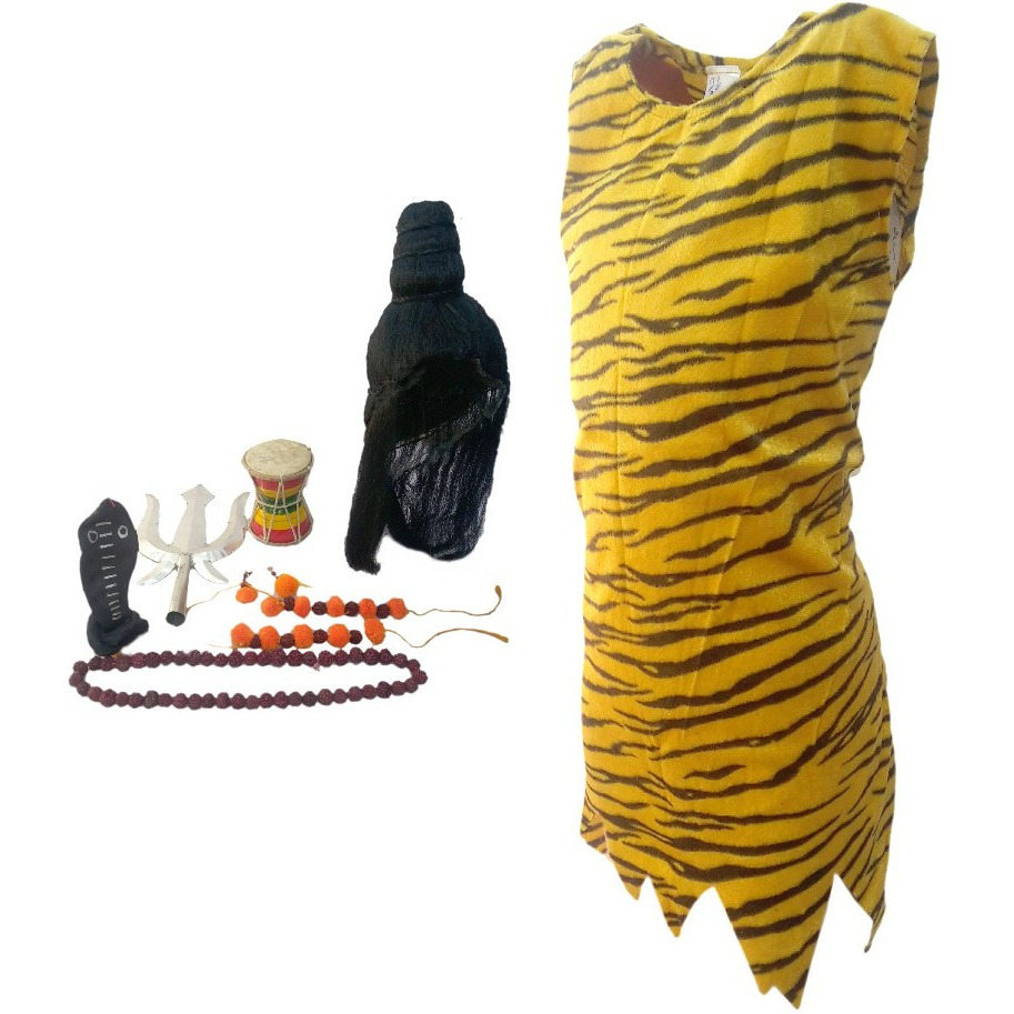 KFD Lord Shiv Ji fancy dress for kids,Ramleela/Dussehra/Mythological Character for Annual function/Theme Party/Competition/Stage Shows Dress