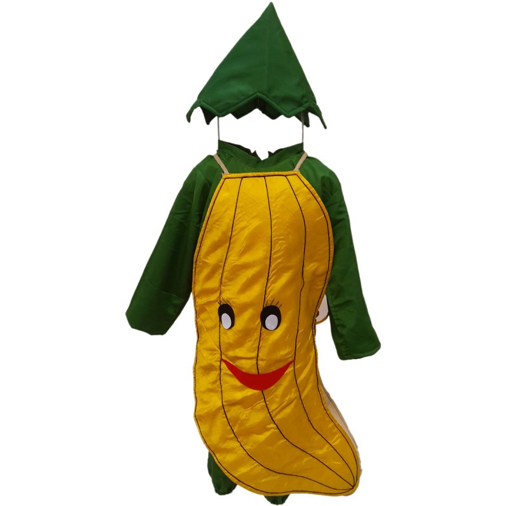 KFD Banana fancy dress for kids,Fruits Costume for School Annual function/Theme Party/Competition/Stage Shows Dress