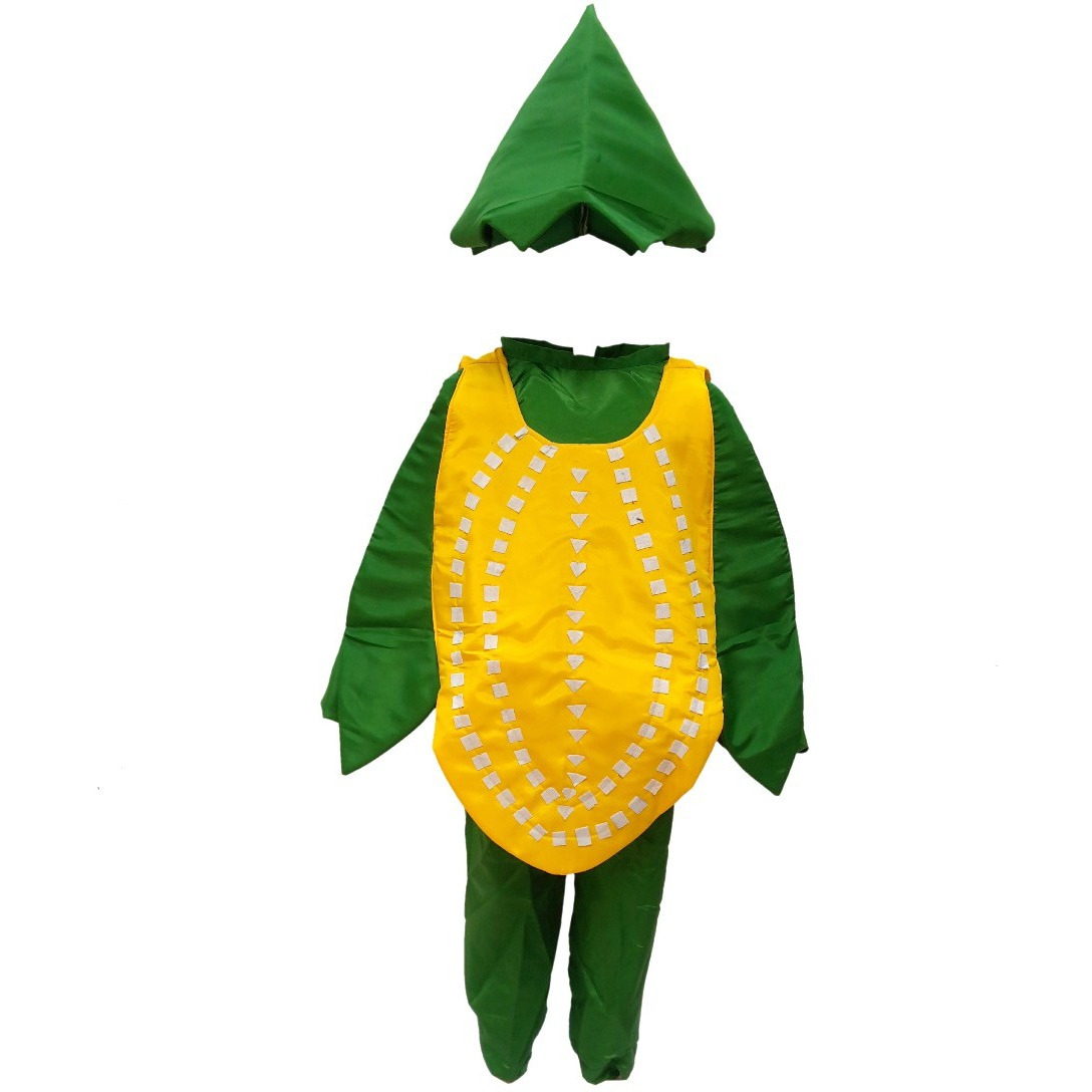KFD Corn fancy dress for kids,Vegetables Costume for School Annual function/Theme Party/Competition/Stage Shows Dress