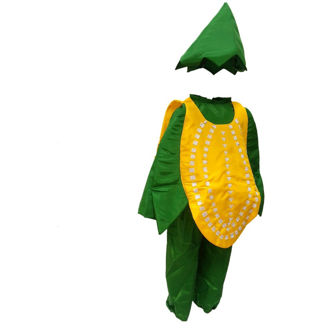 KFD Corn fancy dress for kids,Vegetables Costume for School Annual function/Theme Party/Competition/Stage Shows Dress