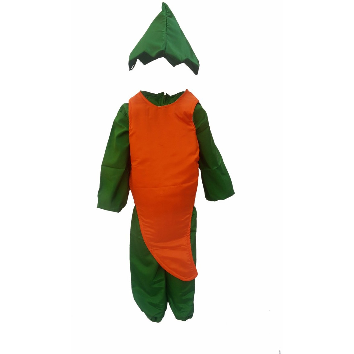 KFD Carrot fancy dress for kids,Fruits Costume for School Annual function/Theme Party/Competition/Stage Shows Dress