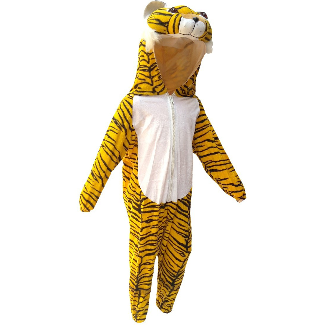 KFD Tiger fancy dress for kids,Wild Animal Costume for Annual function/Theme party/Competition/Stage Shows/Birthday Party Dress