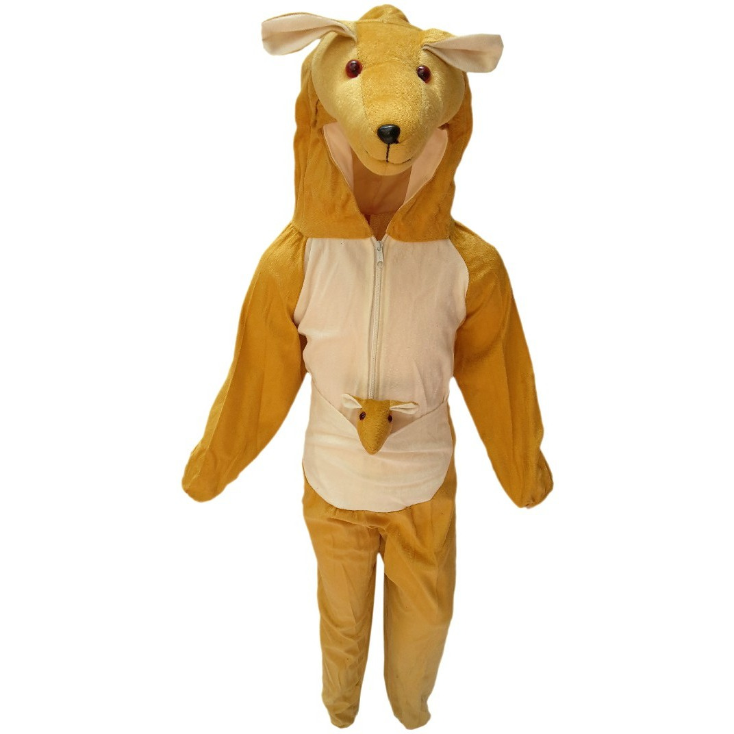 KFD Kangaroo fancy dress for kids,International Wild Animal Costume for School Annual function/Theme Party/Competition/Stage Shows Dress