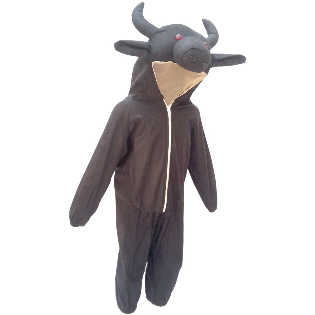 KFD Buffalo fancy dress for kids,Farm Animal Costume for School Annual function/Theme Party/Competition/Stage Shows Dress
