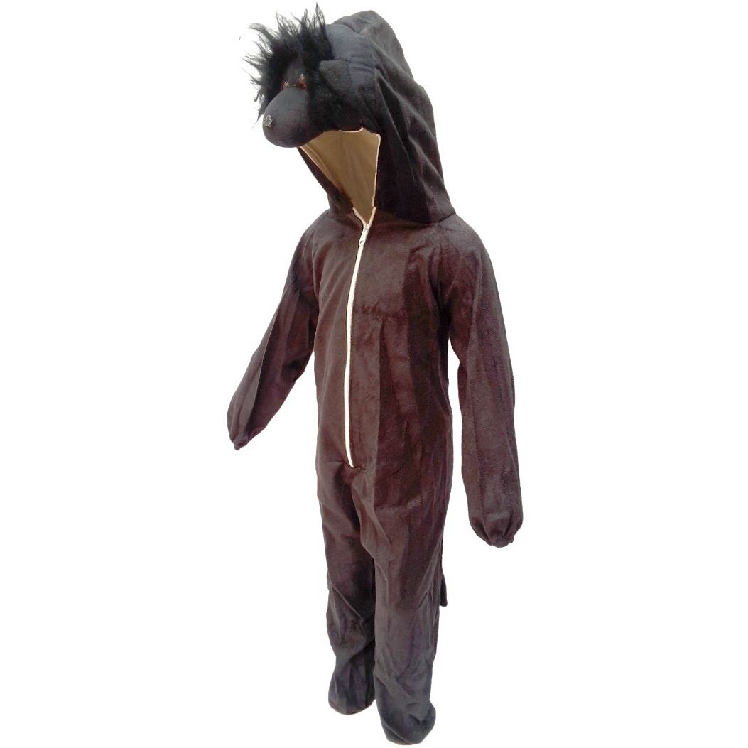 KFD Gorilla fancy dress for kids,Wild Animal Costume for School Annual function/Theme Party/Competition/Stage Shows Dress