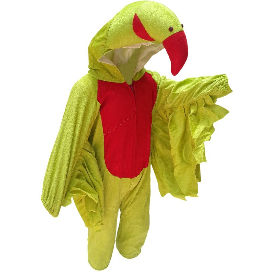 KFD Parrot fancy dress for kids,Bird Costume for School Annual function/Theme Party/Competition/Stage Shows Dress