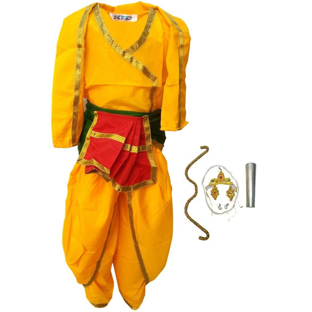 KFD Ram fancy dress for kids,Ramleela/Dussehra/Mythological Character for Annual function/Theme Party/Competition/Stage Shows Dress