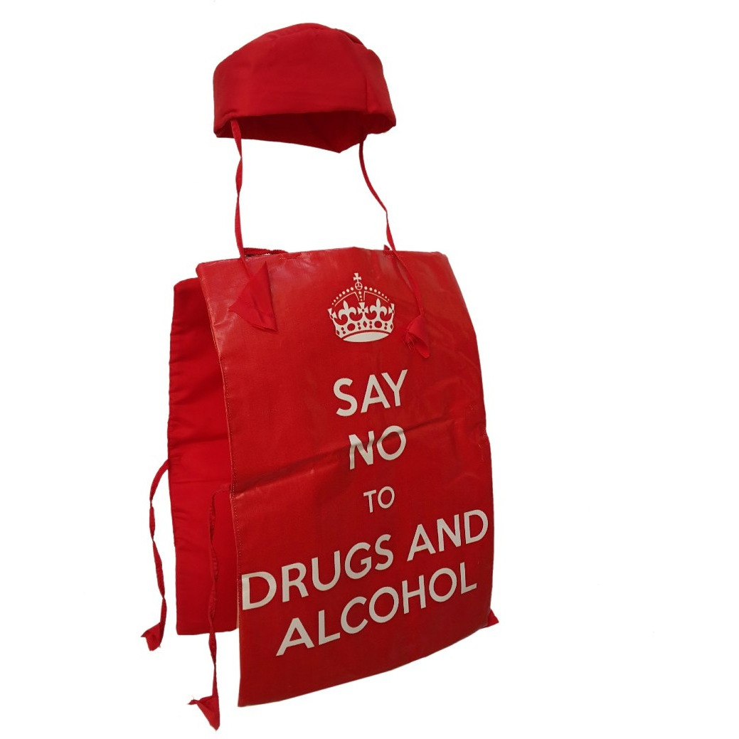 KFD Say No To Drugs and Alcohol fancy dress for kids,Object Costume for School Annual function/Theme Party/Competition/Stage Shows Dress