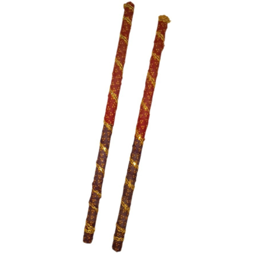 KFD Decorated Dandiya 6 pair Accessories For Kids,Boys and Girls