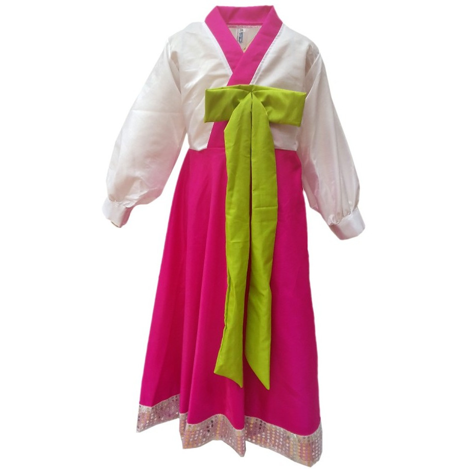 KFD Korean Girl fancy dress for kids,International Traditional Wear for Annual function/Theme Party/Competition/Stage Shows/Birthday Party Dress