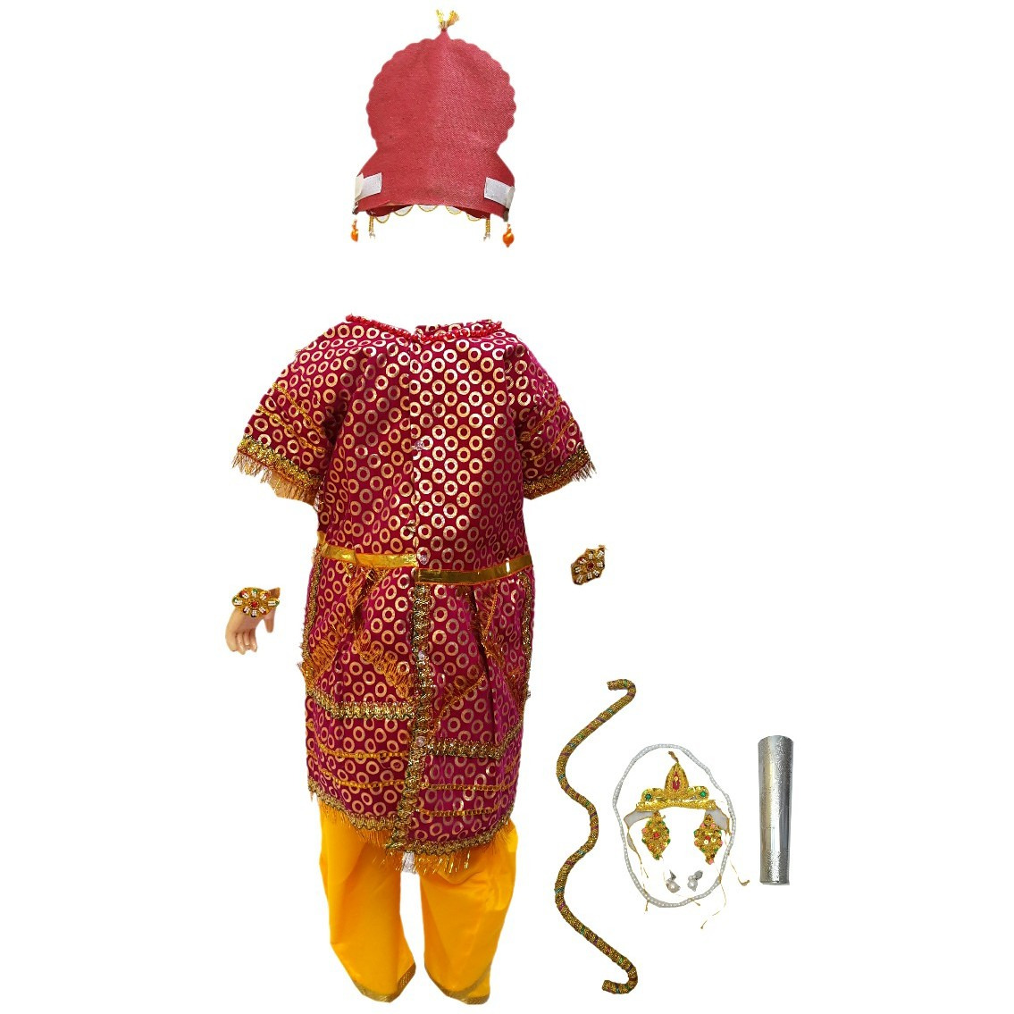 KFD Shri Ram fancy dress for kids,Ramleela/Dussehra/Mythological Character for Annual function/Theme Party/Competition/Stage Shows Dress