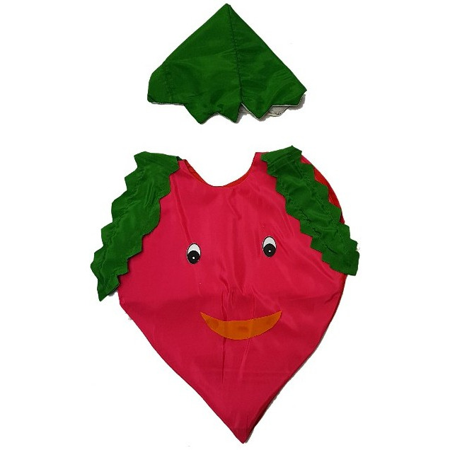 Kaku Fancy Dresses Onion cutout with Cap for kids