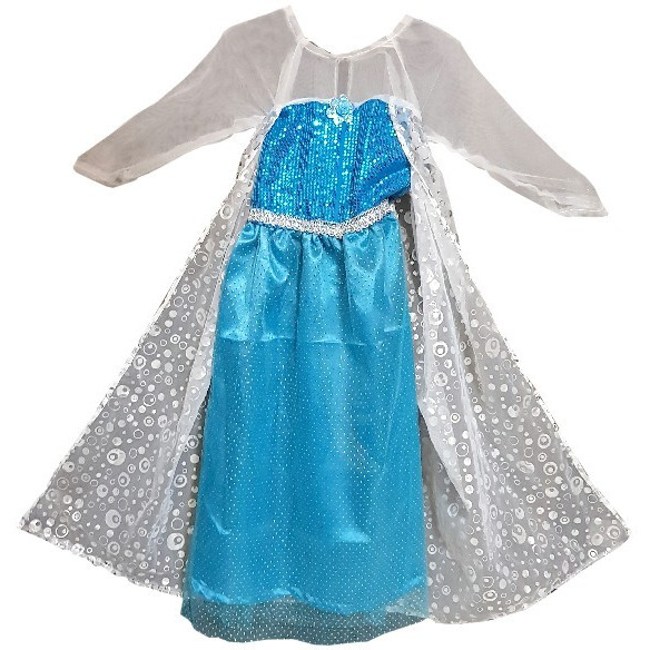 Kaku Fancy Dresses Elsa Costume,western costume