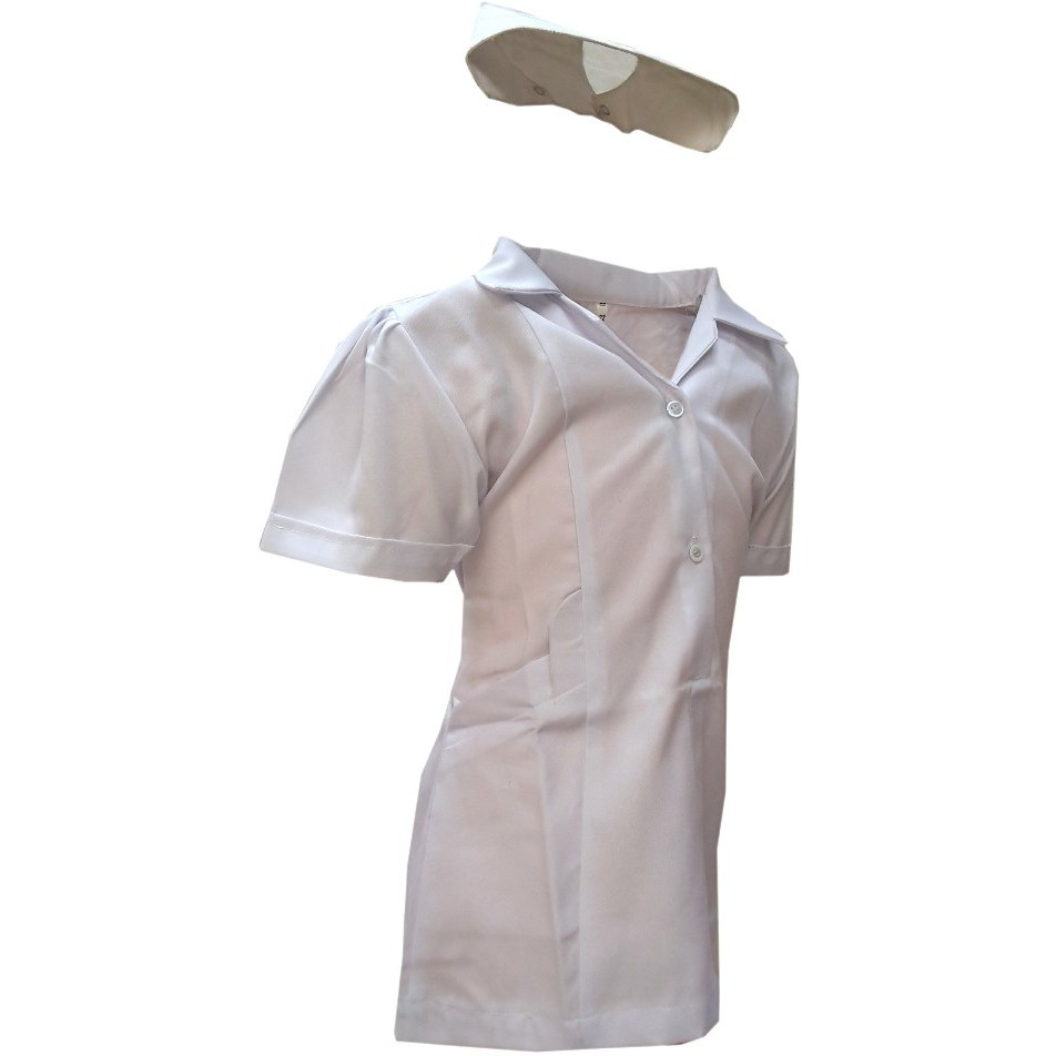 KFD Nurse Fancy Dress For Kids,Our Helper Costume For Annual Function/Theme Party/Competition/Stage Shows Dress