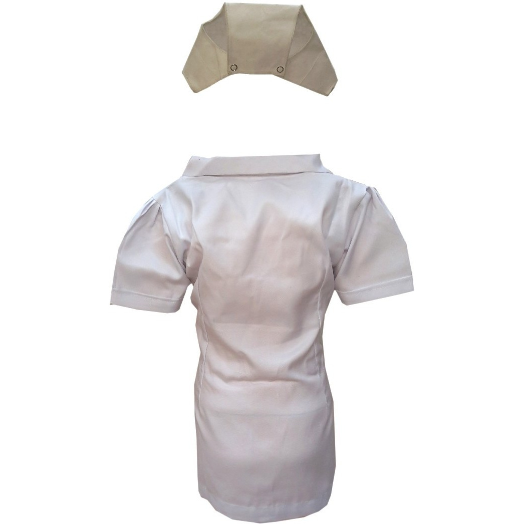 KFD Nurse Fancy Dress For Kids,Our Helper Costume For Annual Function/Theme Party/Competition/Stage Shows Dress