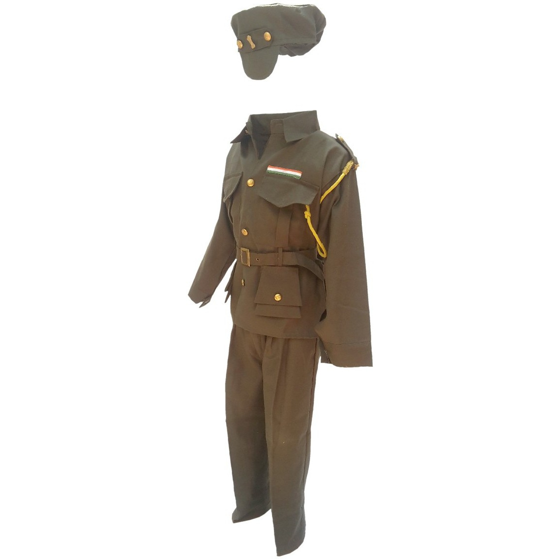 KFD Indian Army Fancy Dress For Kids,Our Helper/National Hero Costume For Annual Function/Theme Party/Competition/Stage Shows Dress