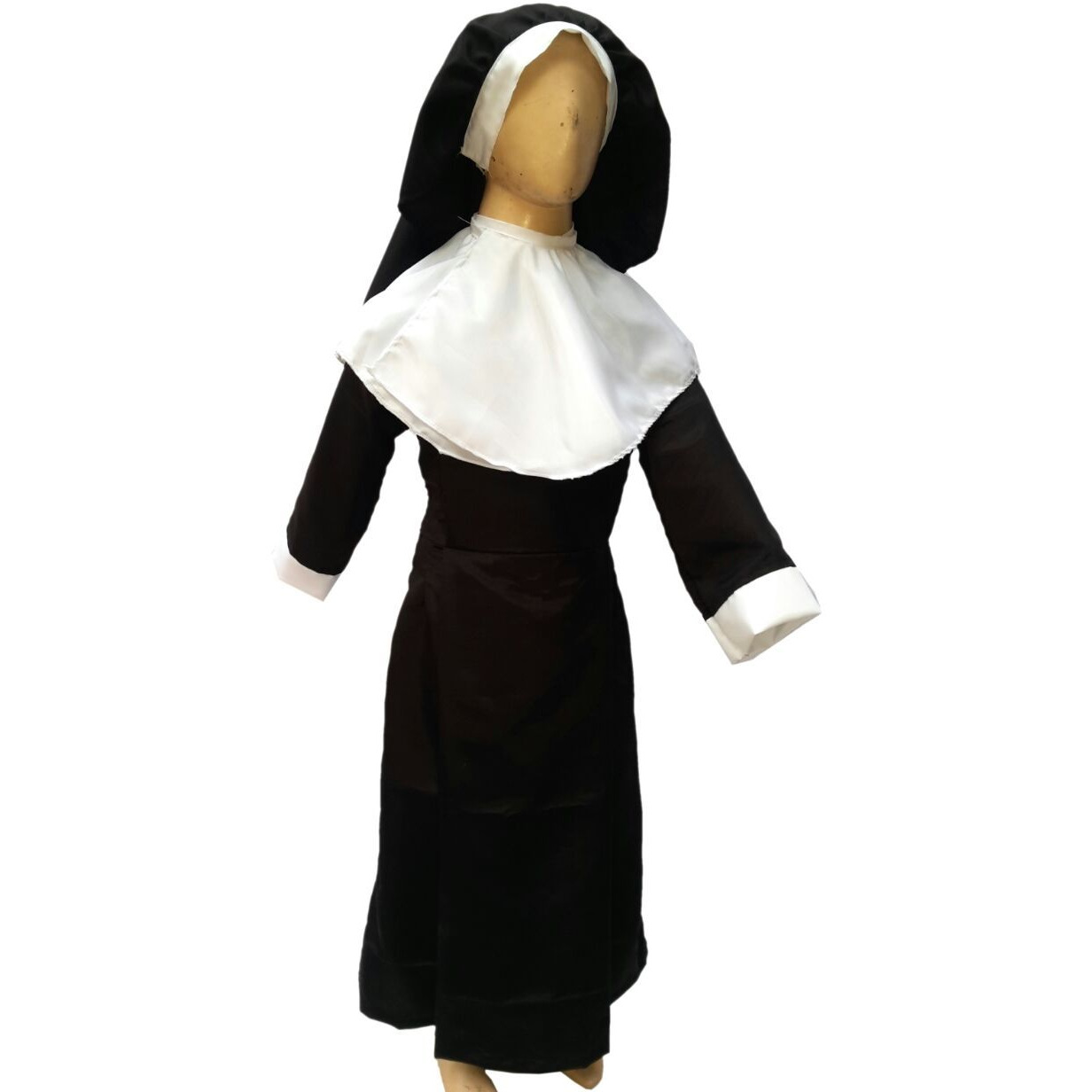 KFD Nun Fancy Dress For Kids,Our Helper Costume For Annual Function/Theme Party/Competition/Stage Shows Dress