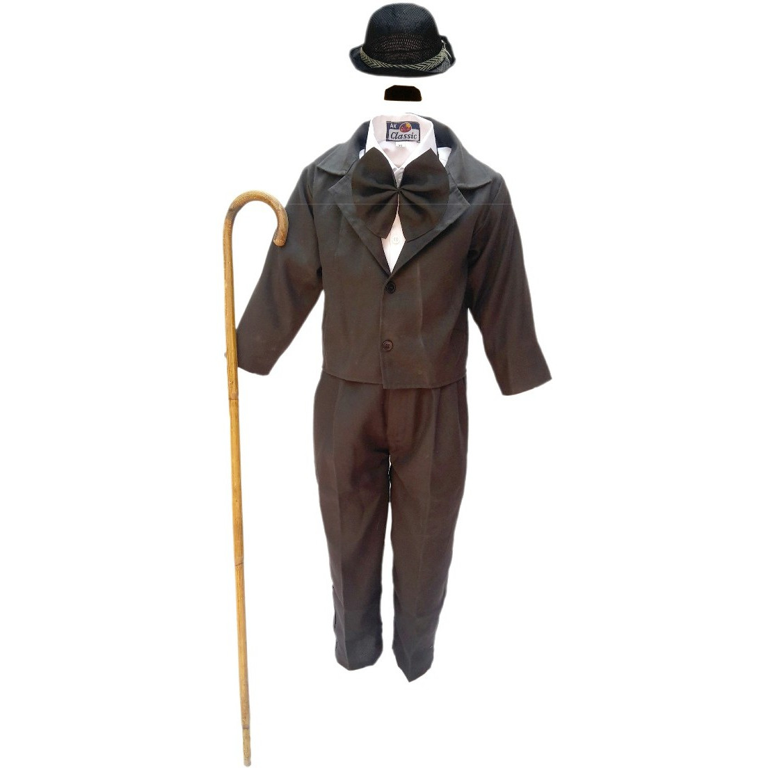 KFD Charlie Chaplin fancy dress for kids,Comic Character Costume for Annual function/Theme Party/Competition/Stage Shows/Birthday Party Dress