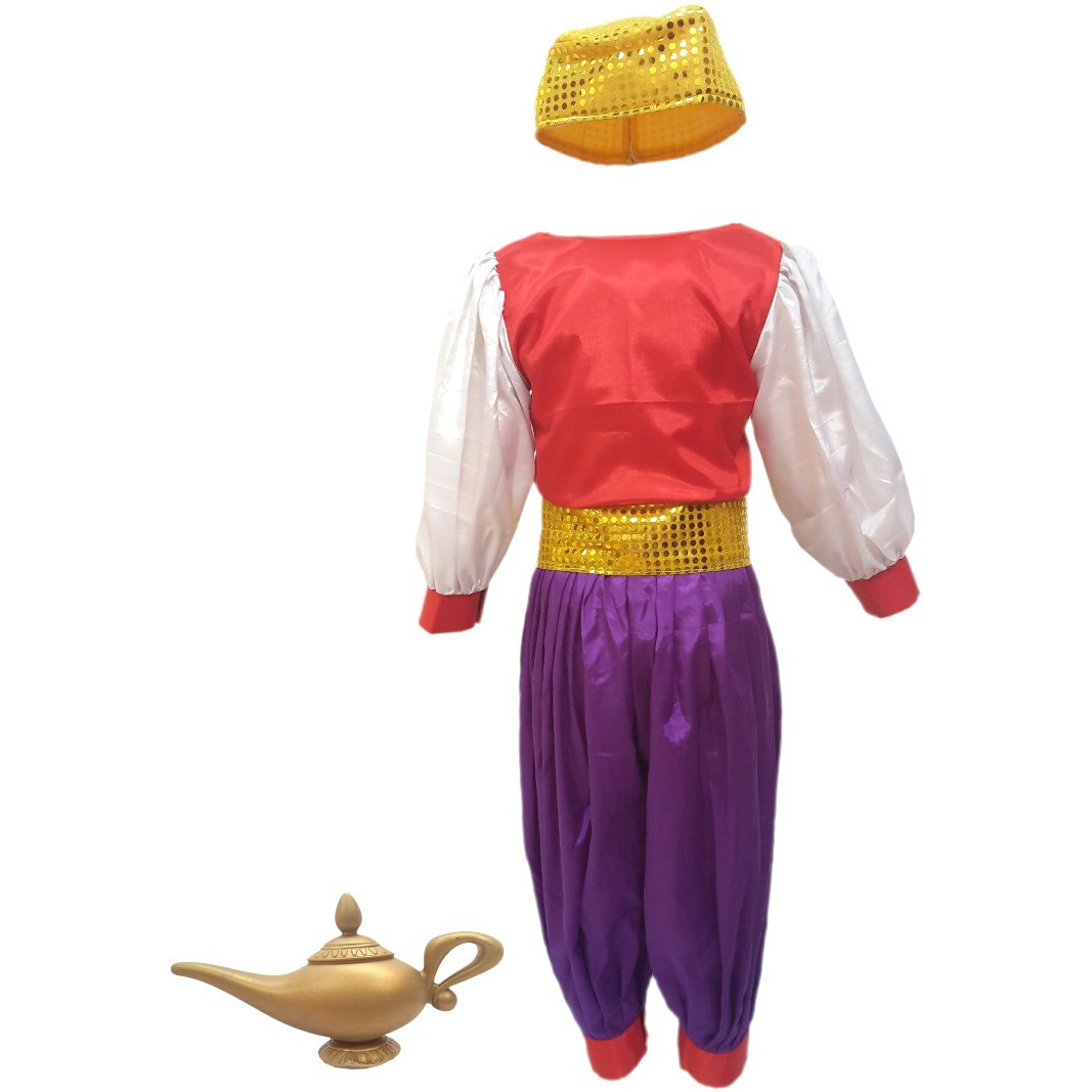 KFD Aladdin Fancy dress for kids,Fairy Teles,Story book Costume for Annual function/Theme Party/Competition/Stage Shows/Birthday Party Dress