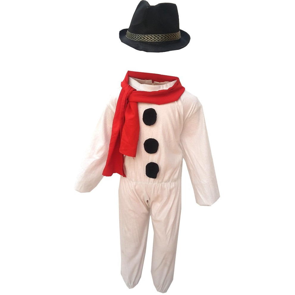 KFD Snow Man Fancy Dress for kids,Fairy Teles,Story book Costume for Annual function/Theme Party/Competition/Stage Shows/Birthday Party Dress