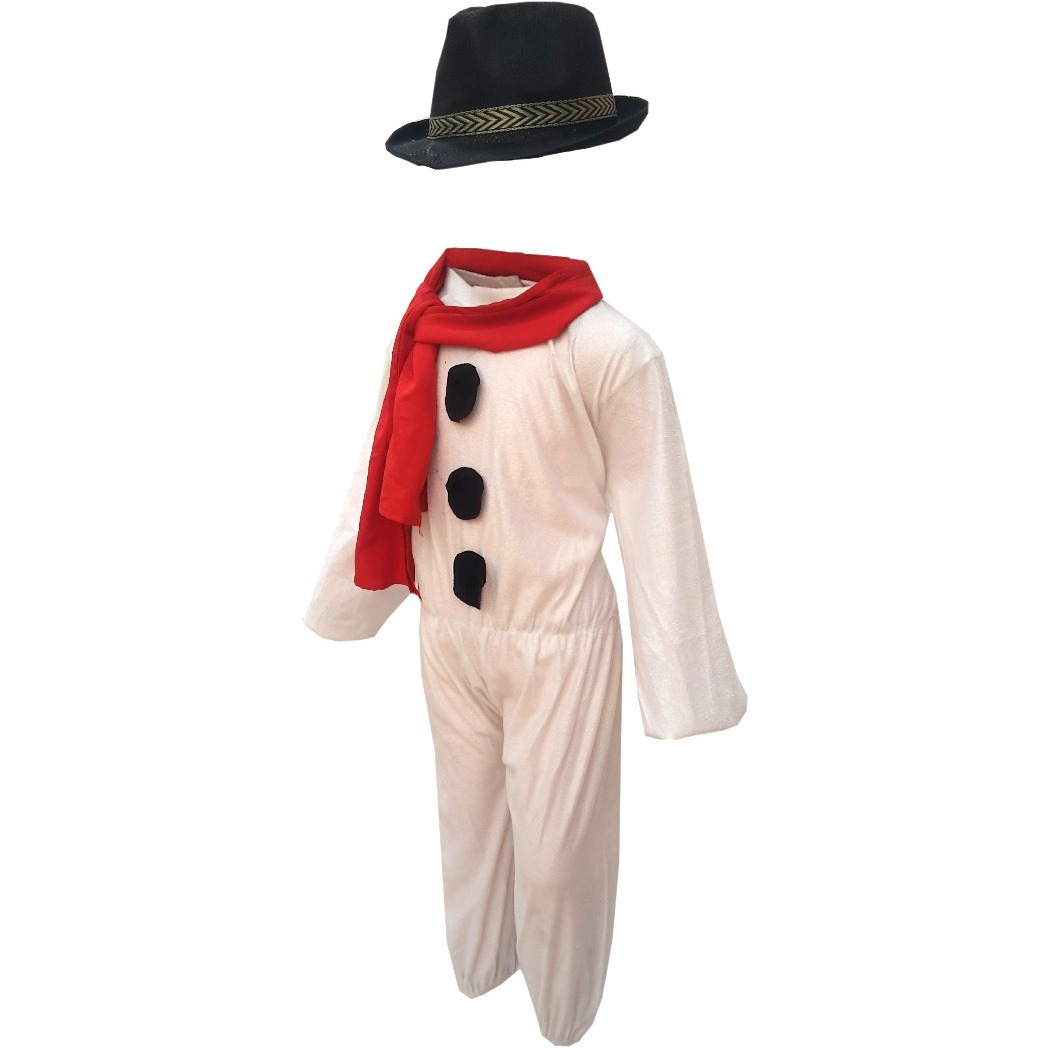 KFD Snow Man Fancy Dress for kids,Fairy Teles,Story book Costume for Annual function/Theme Party/Competition/Stage Shows/Birthday Party Dress