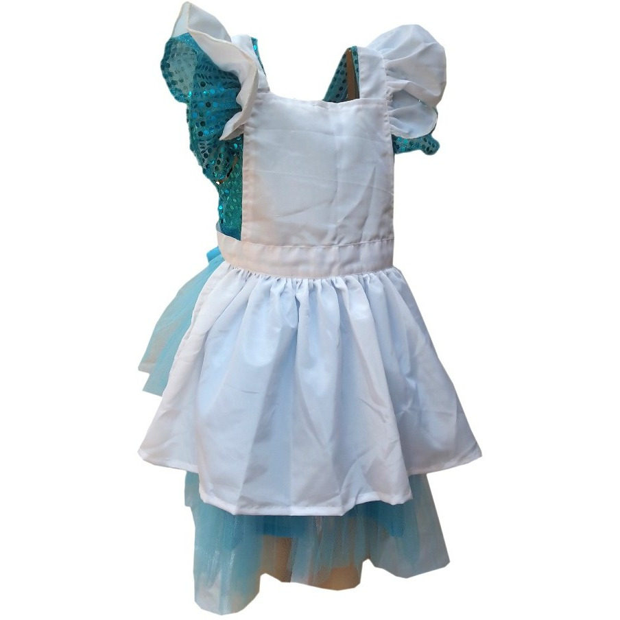 KFD Alice fancy dress for kids,Fairy Teles,Story book Costume for Annual function/Theme Party/Competition/Stage Shows/Birthday Party Dress