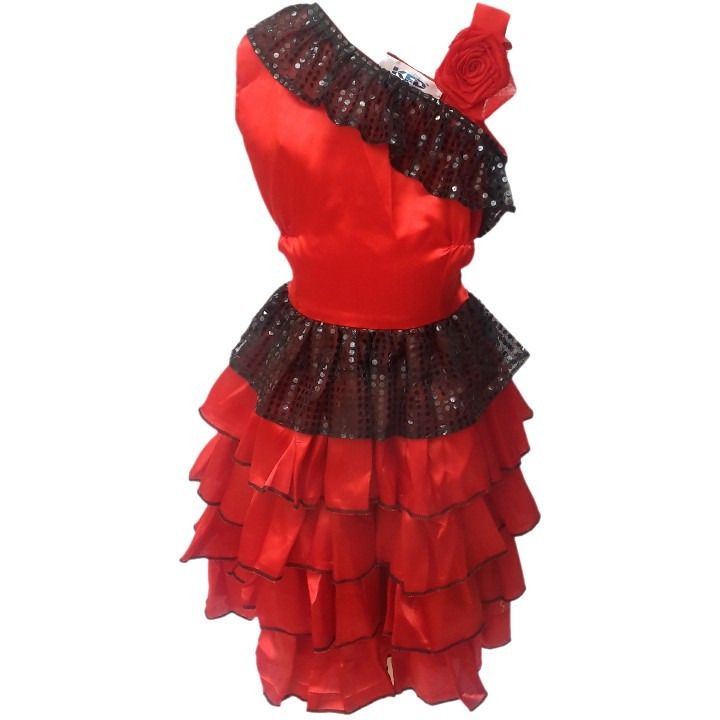 KFD Spanish Girl Traditional Wear Fancy dress for kids,Global Costume for Annual Function/Theme Party/Competition/Stage Shows Dress