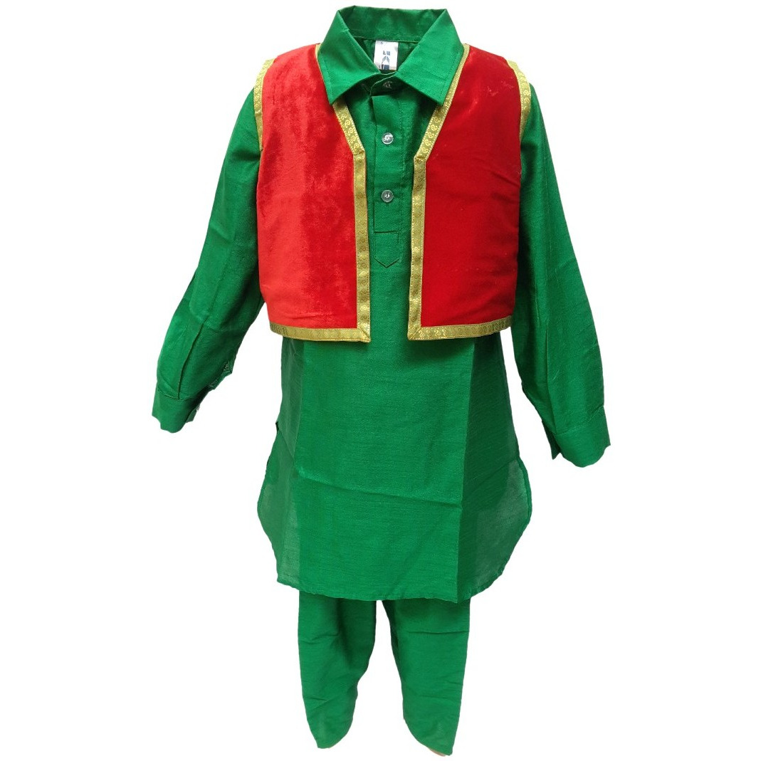 KFD Kashmiri Boy fancy dress for kids,Indian State Traditional Wear Costume for Annual function/Theme party/Competition/Stage Shows/Birthday Party Dress