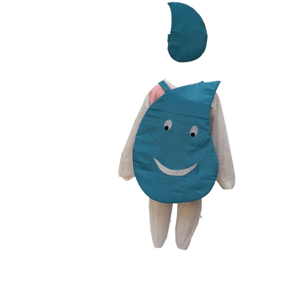 KFD Water Drop fancy dress for kids,Nature Costume for Annual function/Theme Party/Competition/Stage Shows Dress