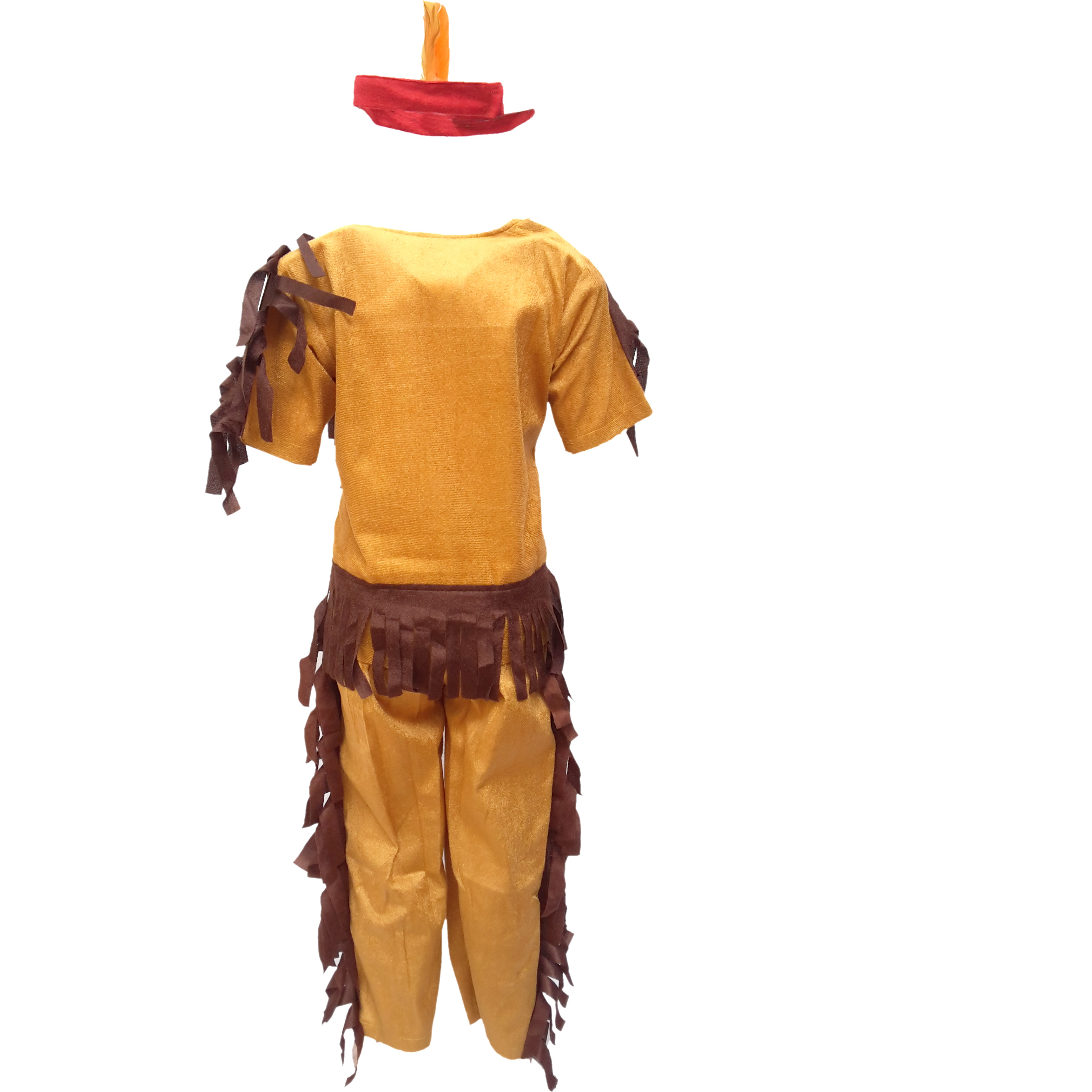 KFD Red Indian fancy dress for kids,Trible Costume for Annual function/Theme Party/Competition/Stage Shows Dress