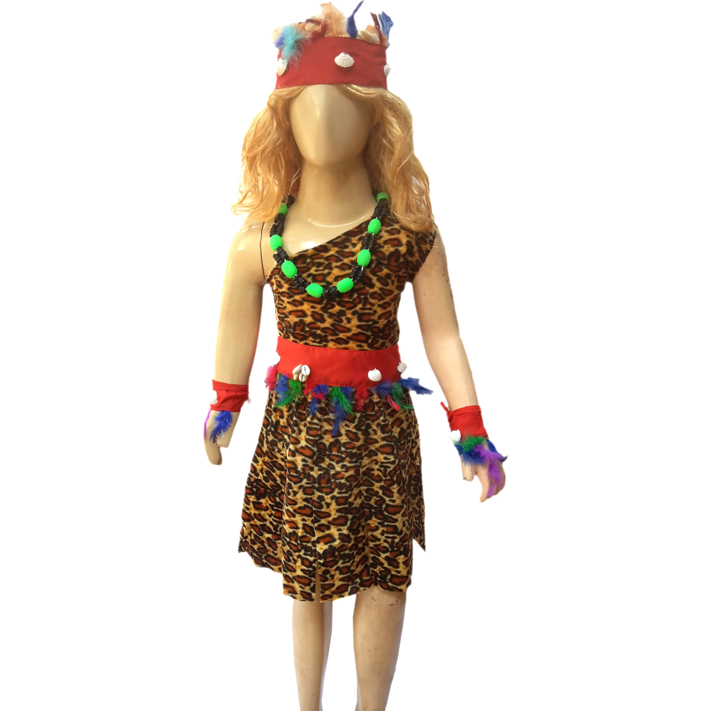 KFD Trible Girl/Nagaland Girl Fancy dress for kids,Trible costume for School Annual function/Theme Party/Competition/Stage Shows Dress