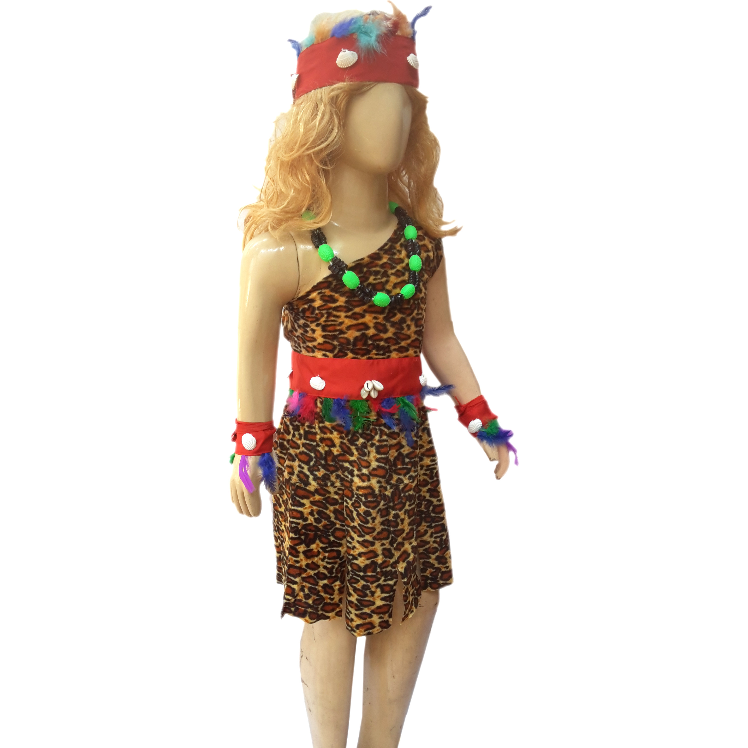 KFD Trible Girl/Nagaland Girl Fancy dress for kids,Trible costume for School Annual function/Theme Party/Competition/Stage Shows Dress