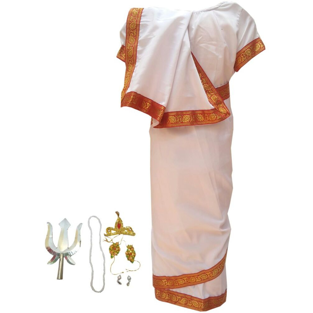 KFD Bharat Mata fancy dress for kids,National Hero Costume for School Annual function/Theme Party/Competition/Stage Shows Dress