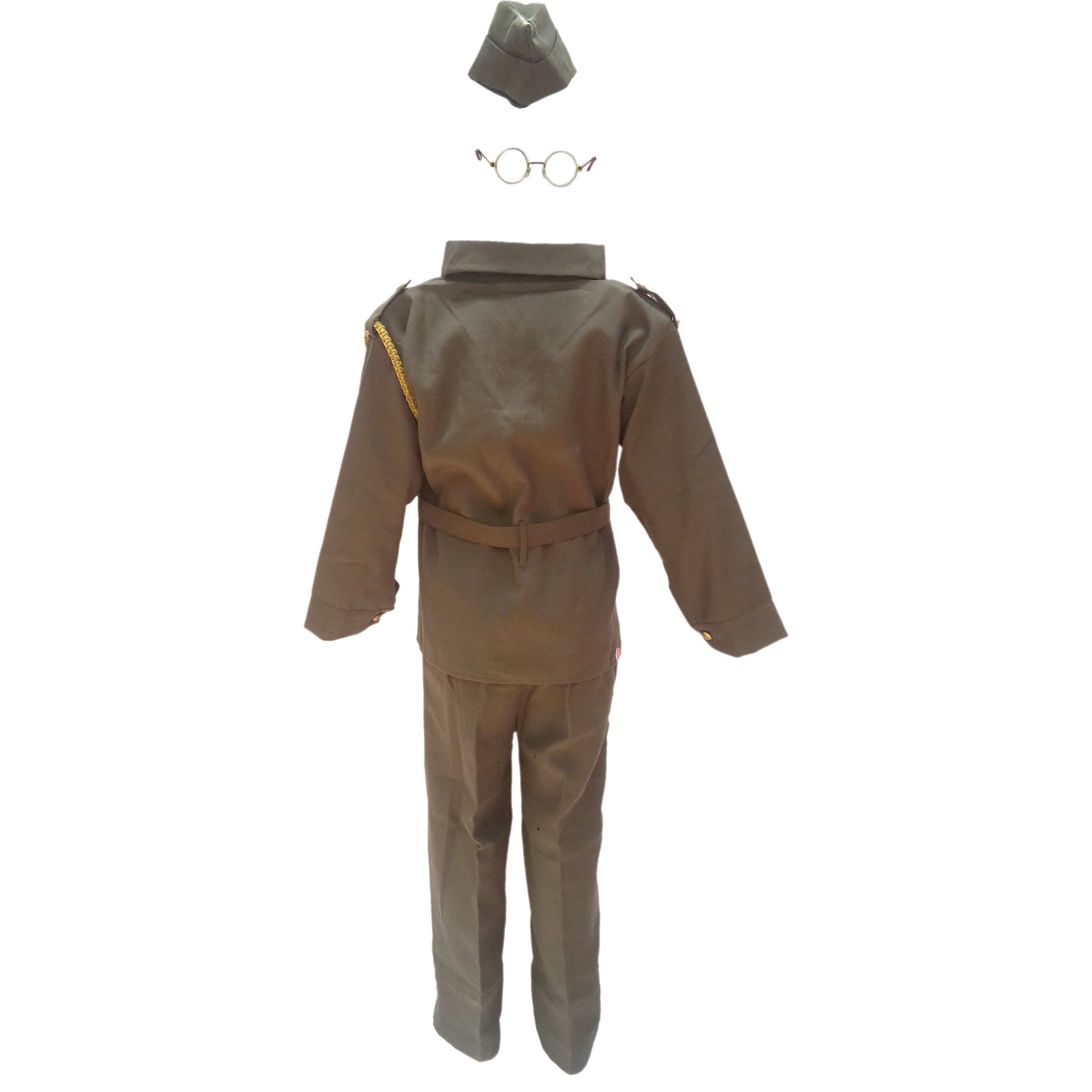 KFD Subhash Chandra Bose fancy dress for kids,National Hero/freedom figter Costume for independence Day/Republic Day/Annual function/Theme party/Competition/Stage Shows Dress