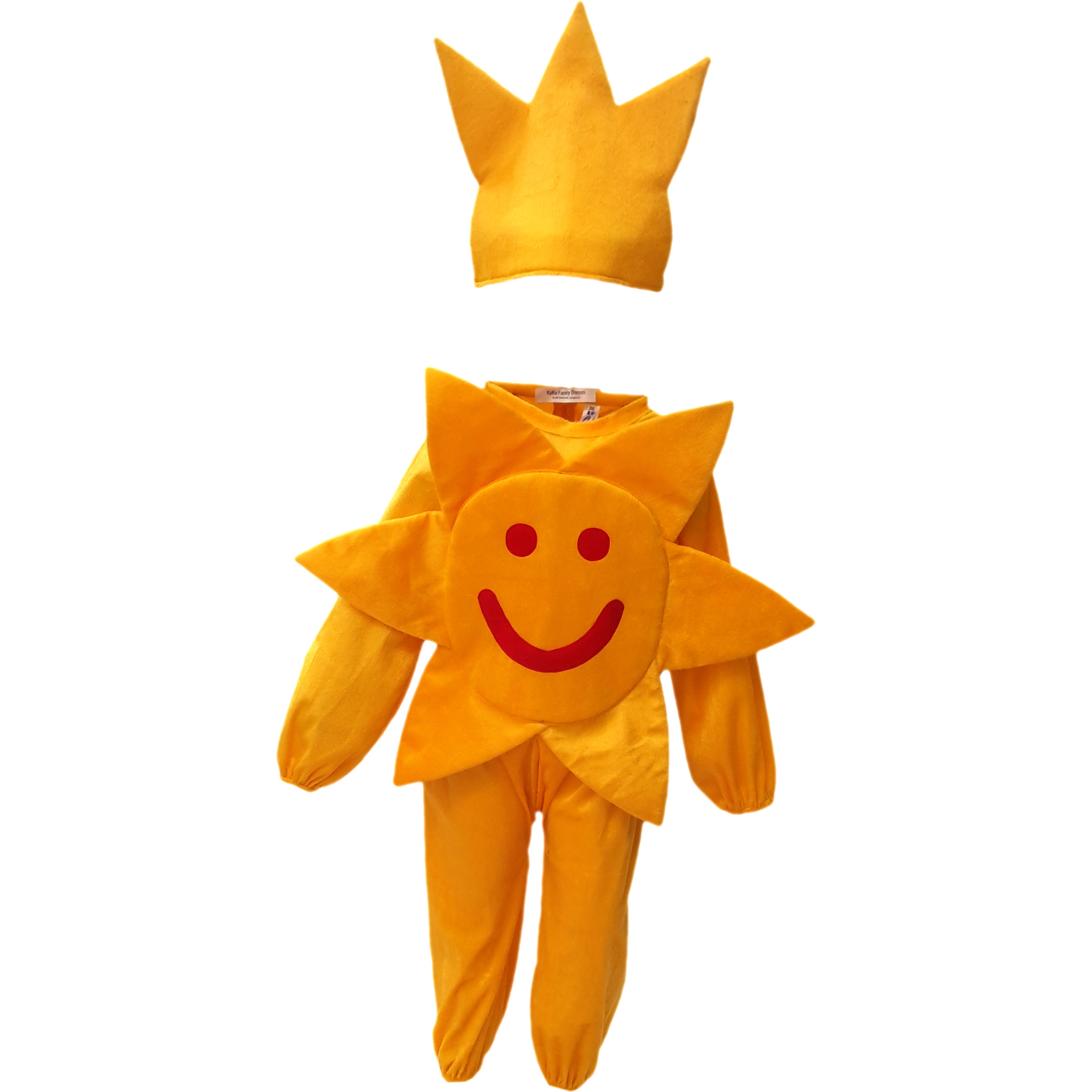 KFD Sun fancy dress for kids,Nature Costume for Annual function/Theme Party/Stage Shows/Competition/Birthday Party Dress