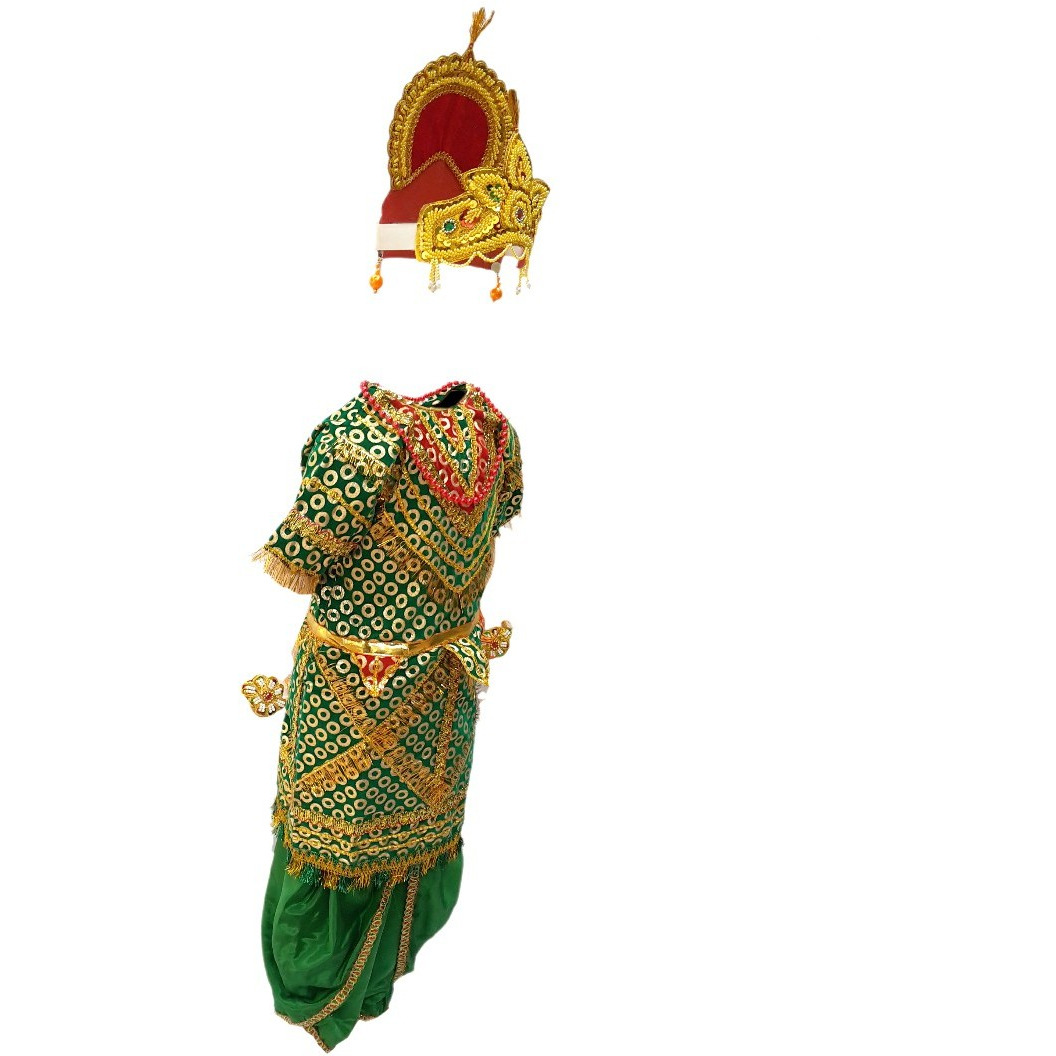 KFD Kumbhkaran fancy dress for kids,Ramleela/Dussehra/Mythological Character for Annual function/Theme Party/Competition/Stage Shows Dress