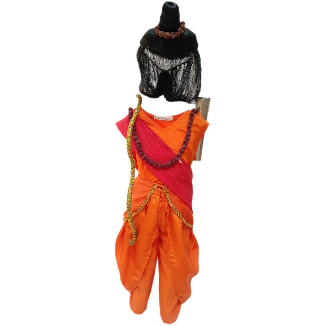 KFD Vanvasi Ram fancy dress for kids,Ramleela/Dussehra/Mythological Character for Annual function/Theme Party/Competition/Stage Shows Dress