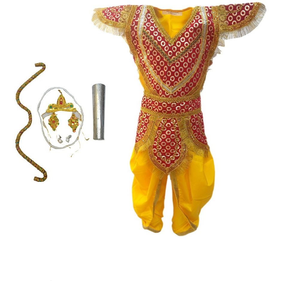 KFD Lord Ram fancy dress for kids,Ramleela/Dussehra/Mythological Character for Annual function/Theme Party/Competition/Stage Shows Dress