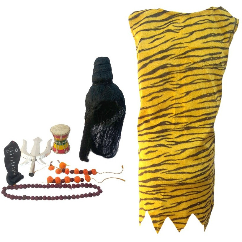 KFD Lord Shiv Ji fancy dress for kids,Ramleela/Dussehra/Mythological Character for Annual function/Theme Party/Competition/Stage Shows Dress