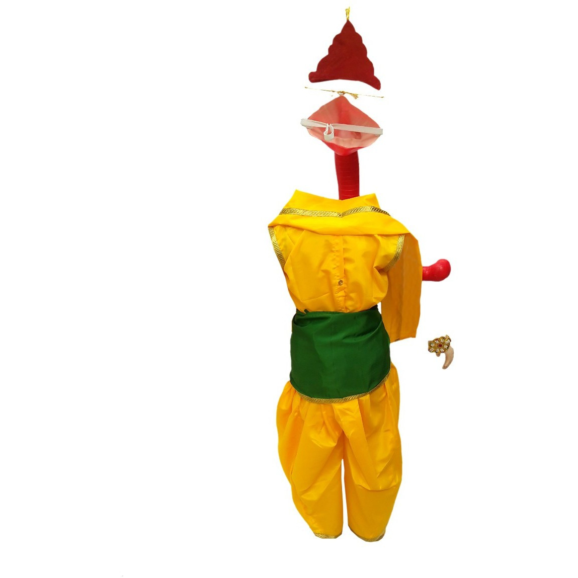KFD Lord Ganesha fancy dress for kids,Ramleela/Dussehra/Mythological Character for Annual function/Theme party/Competition/Stage Shows Dress