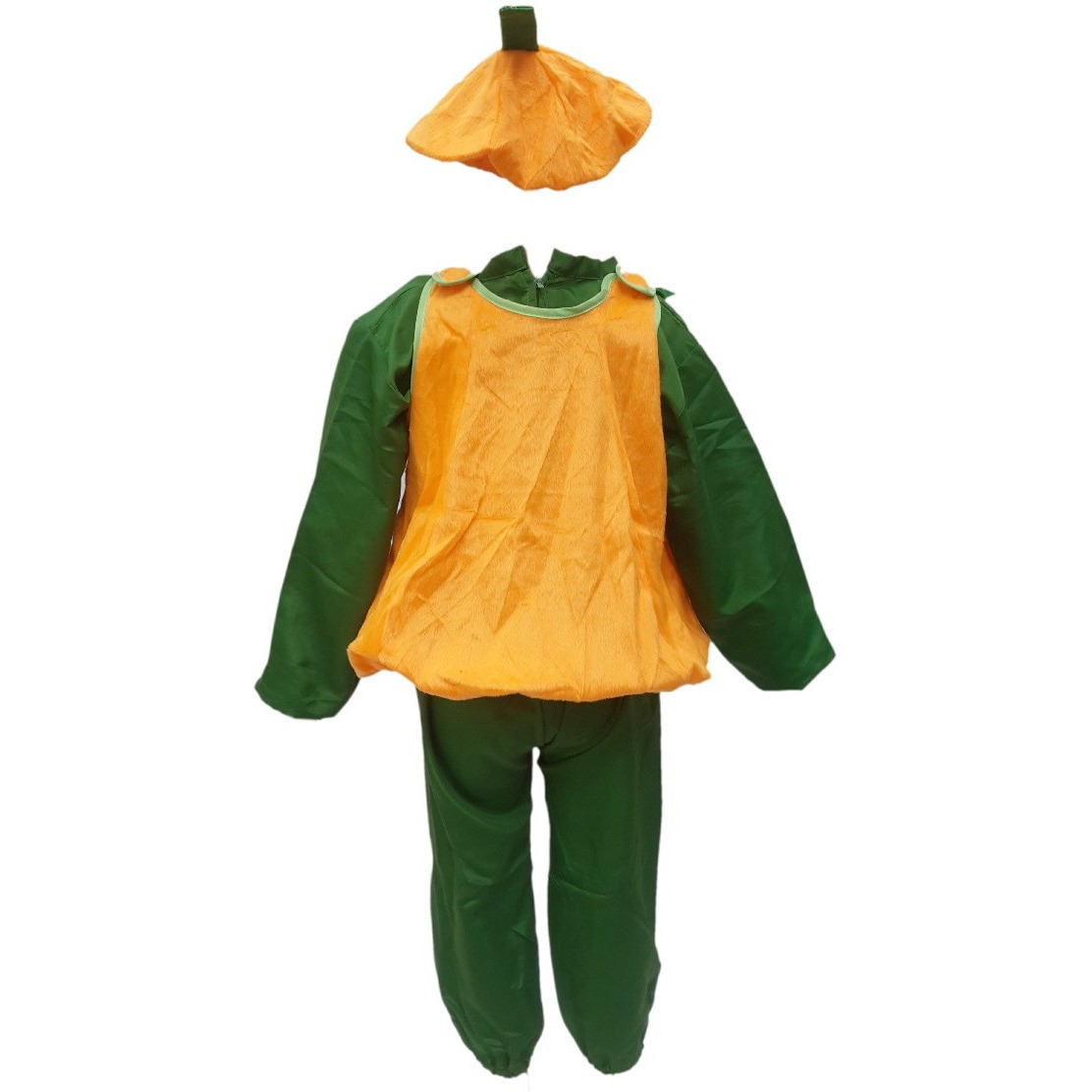 KFD Pumpkin fancy dress for kids,Vegetables Costume for School Annual function/Theme Party/Competition/Stage Shows Dress