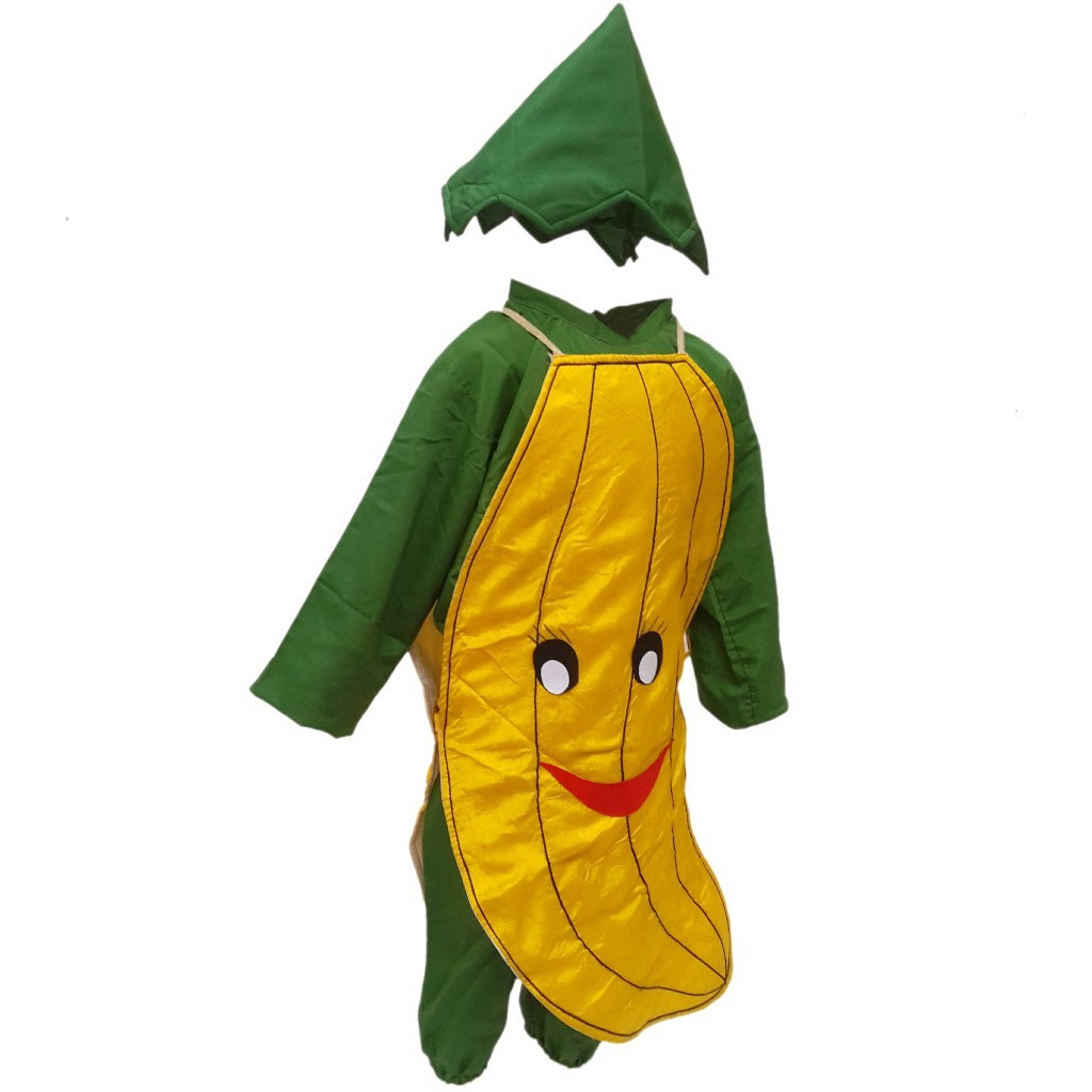 KFD Banana fancy dress for kids,Fruits Costume for School Annual function/Theme Party/Competition/Stage Shows Dress